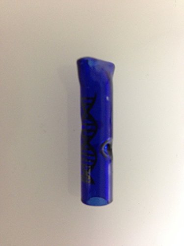 0784621552215 - DNA TOKERS GLASS TIPS 1 FLAT BLUE WITH FREE I'M BAKED BRO & DOOB TUBES STICKER