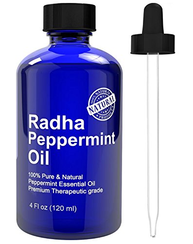0784672901284 - PEPPERMINT ESSENTIAL OIL - BIG 4 OZ - 100% PURE & NATURAL MENTHA PEPERITA THERAPEUTIC GRADE - PREMIUM QUALITY OIL FOR FRESH SCENT AT HOME & TO REPEL MICE & SPIDERS