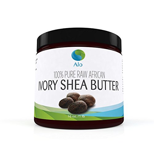 0784672906012 - ALO - AFRICAN RAW UNREFINED SHEA BUTTER - NATURAL SKIN AND HAIR MOISTURIZER - PERFECT FOR DIY FACIAL MOISTURIZING LOTIONS, BATH PEARLS AND FLAKES, SOAP, SHAMPOO AND HAIR CONDITIONER - LOOK AND FEEL YOUNG WITH A HEALTHIER GLOWING HAIR AND SKIN