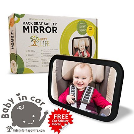 0784672980920 - WHY WAIT??? ★PRIME SALES EVENT TODAY★ PREMIUM BABY CAR MIRROR | FREE DECAL STICKER + 10% OFF COUPON CODE | BABY...