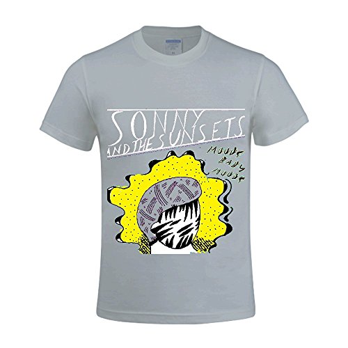 7848319524809 - MOODS BABY SONNY AND THE SUNSETS MEN SHIRTS ROUND NECK FUNNY GREY