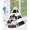 0784857637458 - AMERICAN KIDS AWESOME TEE-PEE TENT, RUGBY STRIPE