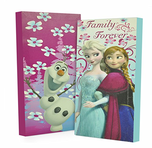 0784857638936 - DISNEY FROZEN CANVAS WALL ART 7 X 14 TOY (PACK OF 2)