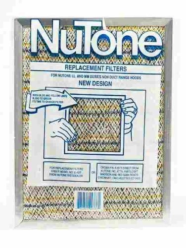 0784891993374 - 1 X BROAN/NUTONE REPLACEMENT RANGE HOOD FILTER (LL62F)