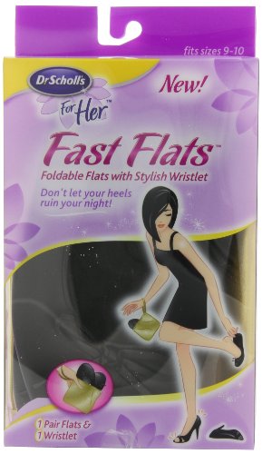0784922739421 - DR. SCHOLL'S FAST FLATS, FITS SIZES 9-10