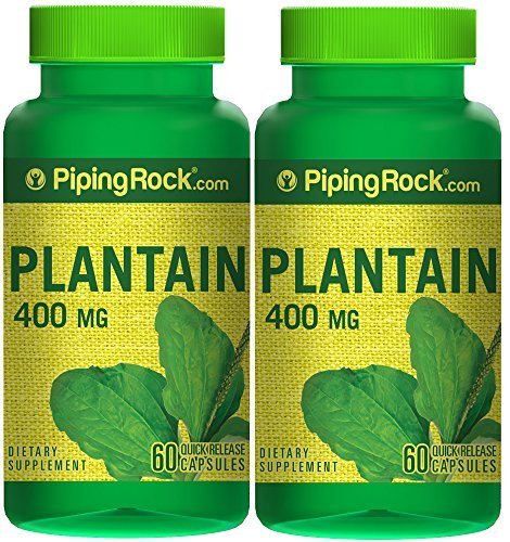 0784922743558 - PLANTAIN (LEAF) PLANTAGO MAJOR 400 MG BY PIPING ROCK HEALTH PRODUCTS