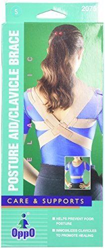 0784922774637 - OPPO MEDICAL ELASTIC POSTURE AID /CLAVICLE BRACE (UNISEX; NATURAL), SMALL BY LPI