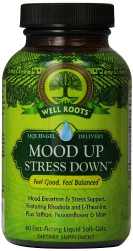 0784922822222 - WELL ROOTS MOOD UP STRESS DOWN SUPPLEMENT, 60 COUNT BY WELL ROOTS