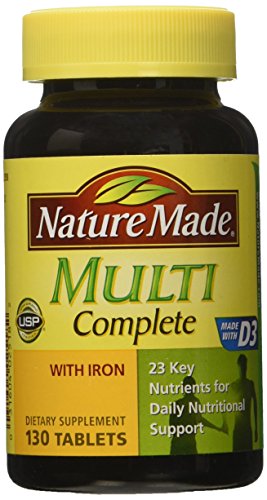 0784922918963 - NATURE MADE MULTI COMPLETE WITH IRON 130 TABLETS