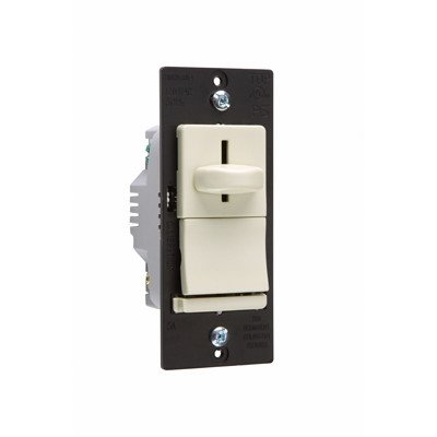 0785007157833 - LEGRAND TRADEMASTER 5AMP DECORATOR SLIDE FAN CONTROL PRESET WITH HOUSING IN WHITE
