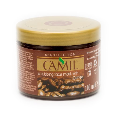 0785217466466 - PEELING FACE MASK WITH UNIQUE BLEND OF COFFEE, OLIVE OIL, CHAMOMILLE EXTRACT, ALLANTOIN & D-PANTHENOL BY CAMIL