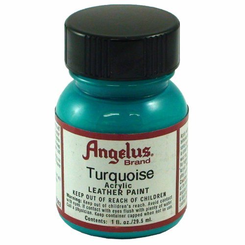 0785239372127 - SPRINGFIELD LEATHER COMPANY'S TURQUOISE ACRYLIC LEATHER PAINT BY ANGELUS
