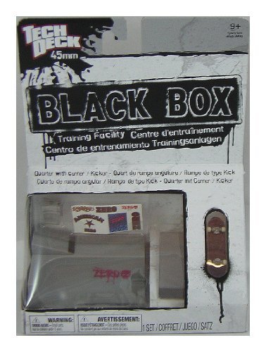 0785239615583 - TECH DECK BLACK BOX TRAINING FACILITY - QUARTER WITH CORNER