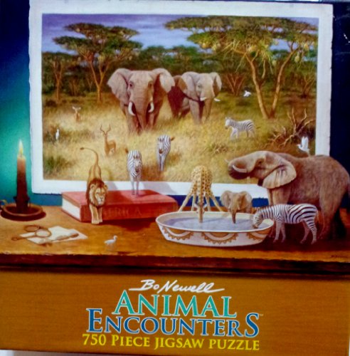 0785239683087 - BO NEWELL ANIMAL ENCOUNTERS WILD ANIMALS PUZZLE BY CEACO
