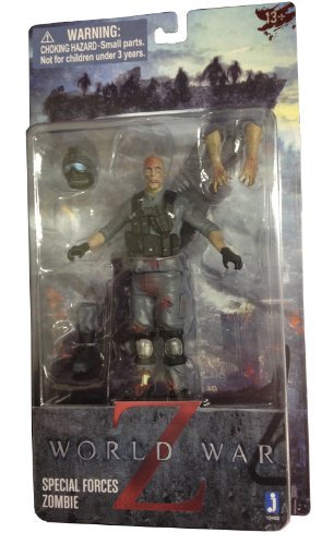 0785239753384 - WORLD WAR Z SPECIAL FORCES ZOMBIE ACTION FIGURE BY JAZWARES