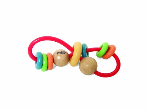 0785239799207 - MANHATTAN TOY SKWINKLE TEETHER AND RATTLE ACTIVITY CLUTCHING TOY