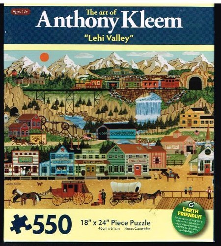0785239994152 - 550 PIECE PUZZLE LEHI VALLEY BY ANTHONY KLEEM BY KARMIN INTERNATIONAL