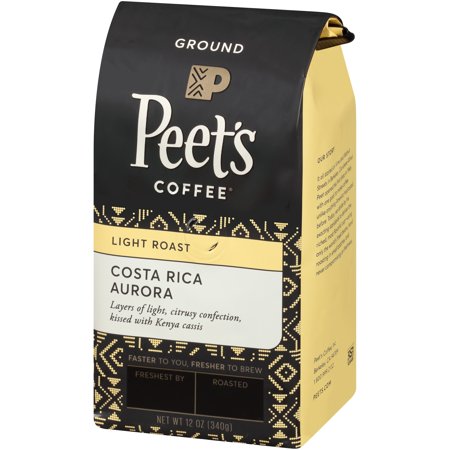 0785357014961 - PEET'S COFFEE COSTA RICA AURORA BAG GROUND LIGHT ROAST COFFEE, 12 OUNCE