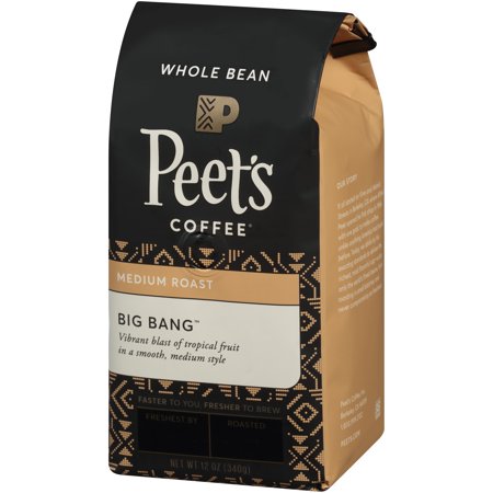 0785357015999 - PEET'S COFFEE BIG BANG WHOLE BEAN MEDIUM ROAST BAG, 12 OUNCE