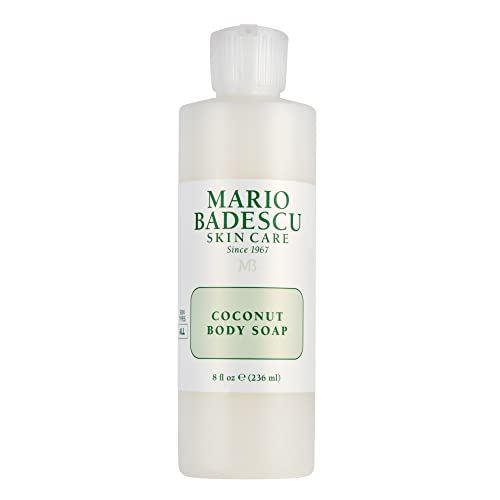 0785364100664 - MARIO BADESCU COCONUT BODY SOAP FOR ALL SKIN TYPES | NUTRIENT PACKED BODY WASH THAT CLEANSES SKIN | FORMULATED WITH COCONUT FRUIT EXTRACT & JOJOBA OIL | 8 FL OZ