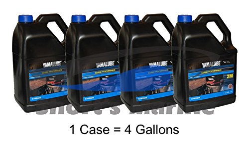 0785459169385 - YAMAHA YAMALUBE OUTBOARD MARINE PERFORMANCE 2-STROKE TCW-3 OIL CASE OF 4 GALLONS