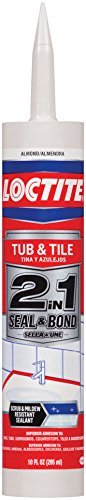 0785524947085 - LOCTITE 2IN1 SEAL AND BOND ALMOND TUB/TILE SEALANT 10-FLUID OUNCE CARTRIDGE BY LOCTITE