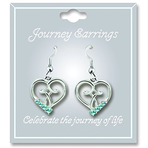 0785525254755 - CATHEDRAL ART JE103 MARCH AQUAMARINE BIRTHSTONE EARRINGS