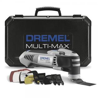 0785533471540 - DREMEL MM40-05 MULTI-MAX 3.8-AMP OSCILLATING TOOL KIT WITH QUICK-LOCK ACCESSORY CHANGE INTERFACE AND 36 ACCESSORIES
