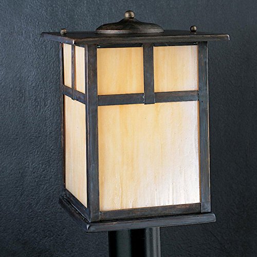 0785577739729 - KICHLER ALAMEDA OUTDOOR POST LIGHT - 12H IN. CANYON VIEW
