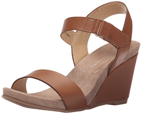 0785717104707 - CL BY CHINESE LAUNDRY WOMEN'S TANGIE SOFT BURNI WEDGE SANDAL, RICH BROWN, 9.5 M US