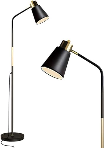 0785731195323 - KUSPORT FLOOR LAMP | INDUSTRIAL FLOOR LAMPS FOR LIVING ROOM | RUSTIC FARMHOUSE READING, STANDING FLOOR LAMP WITH ADJUSTABLE METAL HEADS | INDOOR TASK LIGHTING FOR LIVING ROOM, BEDROOM, OFFICE