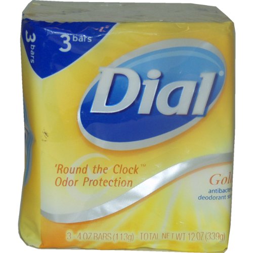 0785923125619 - GOLD ANTIBACTERIAL DEODORANT SOAP BY DIAL, 3 COUNT