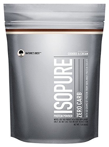 0785923222295 - NATURE'S BEST ZERO CARB ISOPURE POWDER, COOKIES AND CREAM, 1 POUND, 16 OUNCE