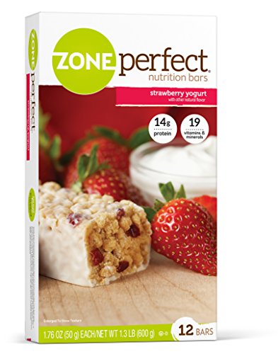 0785923406930 - ZONEPERFECT NUTRITION BARS, STRAWBERRY YOGURT, 1.76-OUNCE, 12 COUNT