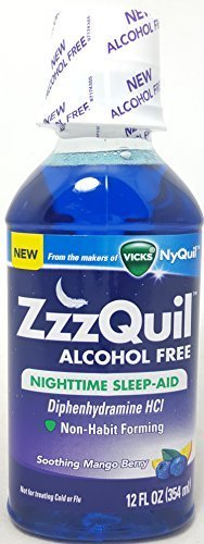 0785923438054 - ZZZQUIL ALCOHOL FREE NIGHTTIME SLEEP-AID, SOOTHING MANGO BERRY, 12 FL OZ (PACK OF 2) BY ZZZQUIL