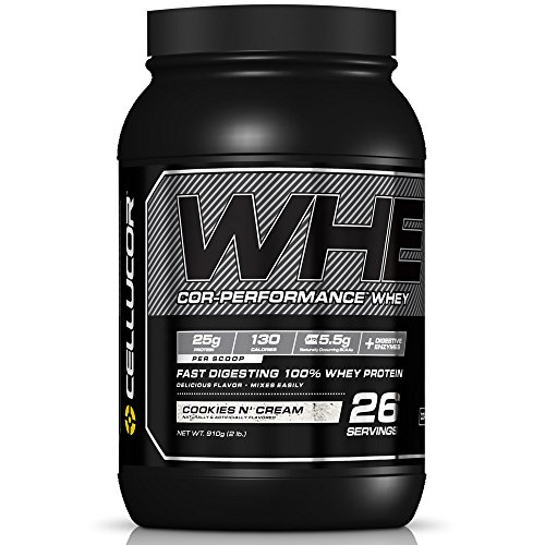 0785923502199 - CELLUCOR COR-PERFORMANCE 100% WHEY PROTEIN POWDER WITH WHEY ISOLATE, COOKIES N' CREAM/G4, 2 POUND