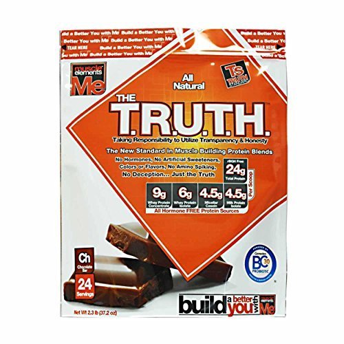 0785923541754 - MUSCLE ELEMENTS THE TRUTH CHOCOLATE BAR, 24 SERVING BY MUSCLE ELEMENTS