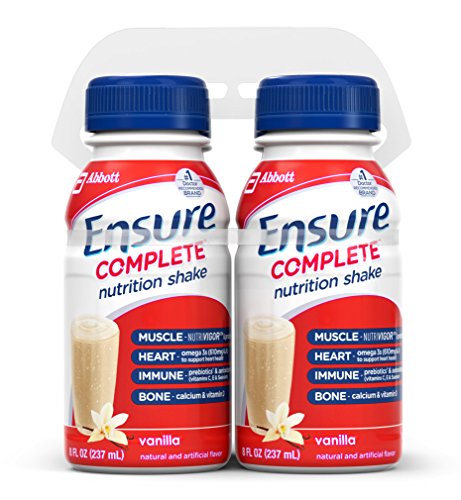0785923551180 - ENSURE COMPLETE NUTRITION SHAKE, VANILLA, 8-OUNCE, (PACK OF 4)