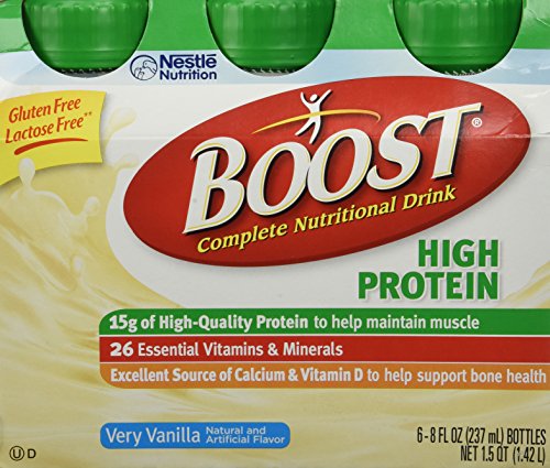 0785923614403 - BOOST COMPLETE HIGH PROTEIN NUTRITIONAL DRINK, VERY VANILLA, 8 OUNCE, ( 6 COUNT )