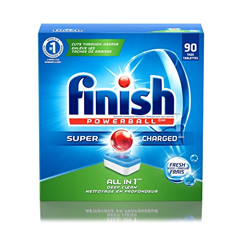 0785923634999 - FINISH 90-COUNT POWERBALL DISHWASHER DETERGENT TABLETS, FRESH SCENT (PACKAGING MAY VARY)