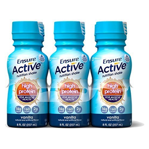 0785923750422 - ENSURE ACTIVE HIGH PROTEIN NUTRITION SHAKE, VANILLA, 8 OZ BOTTLES (PACK OF 24) BY ENSURE CHILD