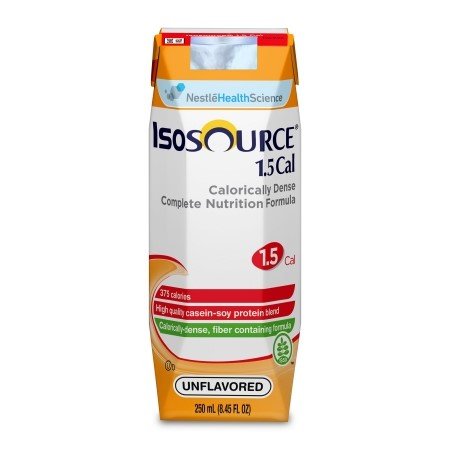 0785923751924 - ISOSOURCE 1.5 CAL WITH FIBER UNFLAVORED 250ML BRIKPAKS 24/CASE