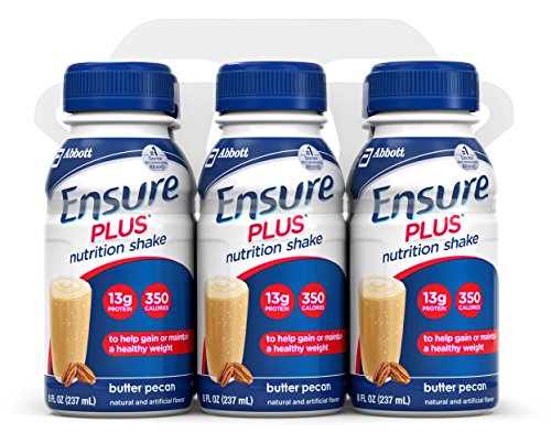 0785923752549 - ENSURE PLUS NUTRITION SHAKE, BUTTER PECAN, 8-OUNCE BOTTLE, 6 COUNT, (PACK OF 4)