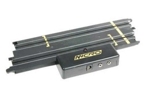 0785924498569 - MICRO SCALEXTRIC G107 POWER BASE/TERMINAL TRACK 229 MILLIMETRE /9' 1:64 SCALE ACCESSORY BY SCALEXTRIC