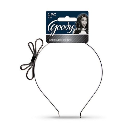0785927294649 - GOODY STYLING ESSENTIALS HEADBAND, LUXE METAL BOW
