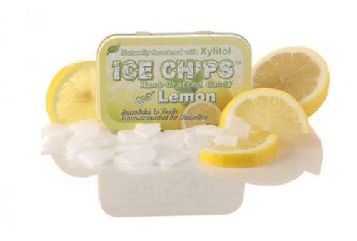 0785927331375 - HAND CRAFTED CANDY TIN LEMON ICE CHIPS CANDY 1.76 OZ CANDY