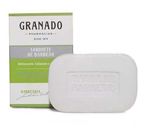 0785927379285 - LINHA GRANADO BARBEARIA - SABONETE EM BARRA DE BARBEAR 80 GR - (GRANADO BARBER SHOP COLLECTION - SHAVING BAR SOAP NET 2.8 OZ) BY GRANADO