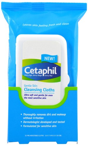 0785927526375 - CETAPHIL GENTLE SKIN CLEANSING CLOTHS, 25 COUNT (PACK OF 3)