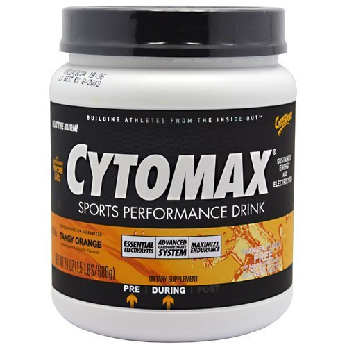 0785927542429 - CYTOMAX TANGY ORANGE SPORTS PERFORMANCE MIX CANISTER - 1.5LBS - TANGY ORANGE, 1.5LBS BY CYTOSPORT, INC.