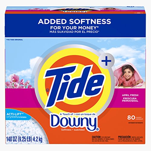 0785927595883 - TIDE ULTRA PLUS A TOUCH OF DOWNY APRIL FRESH SCENT POWDER LAUNDRY DETERGENT, 80 LOADS, 148 OZ